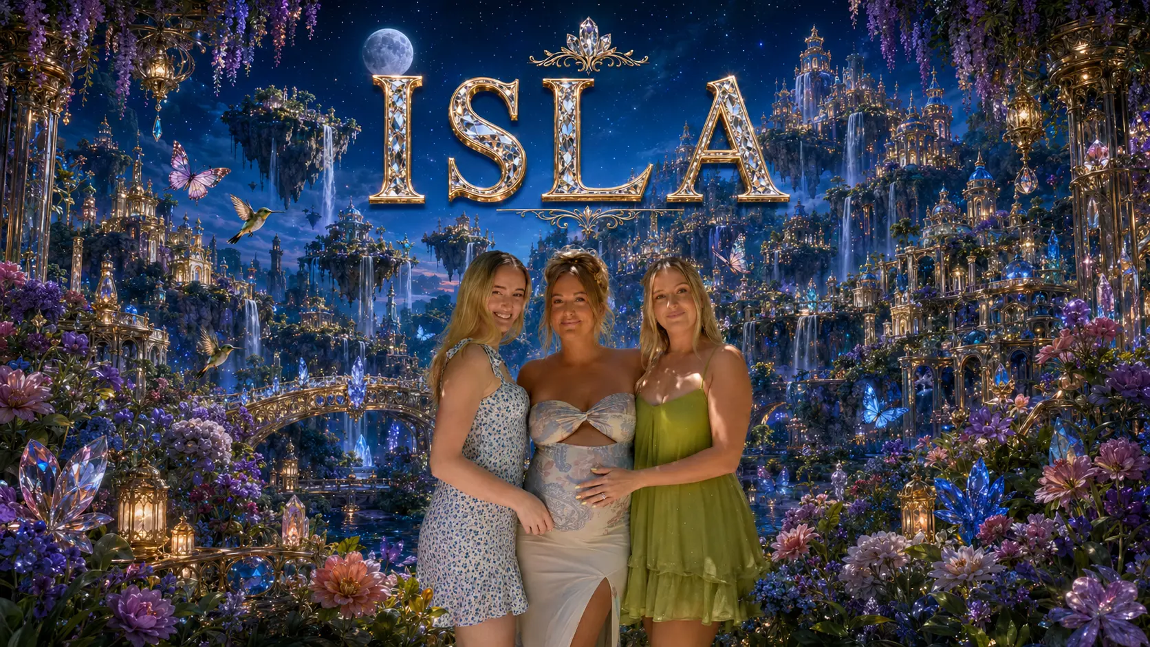 A magical family scene for Isla